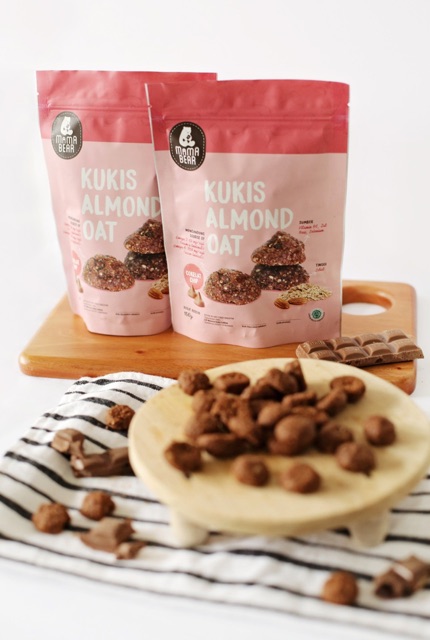 MamaBear Kukis Almond Oat ASI Booster Cookies Pelancar Asi Mama Bear