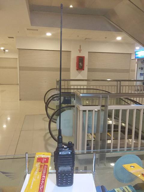 Antena HT dual band  RH 77B lentur tidak mudah patah