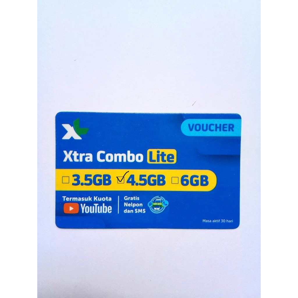 VOUCHER XL XTRA COMBO LITE 4.5GB