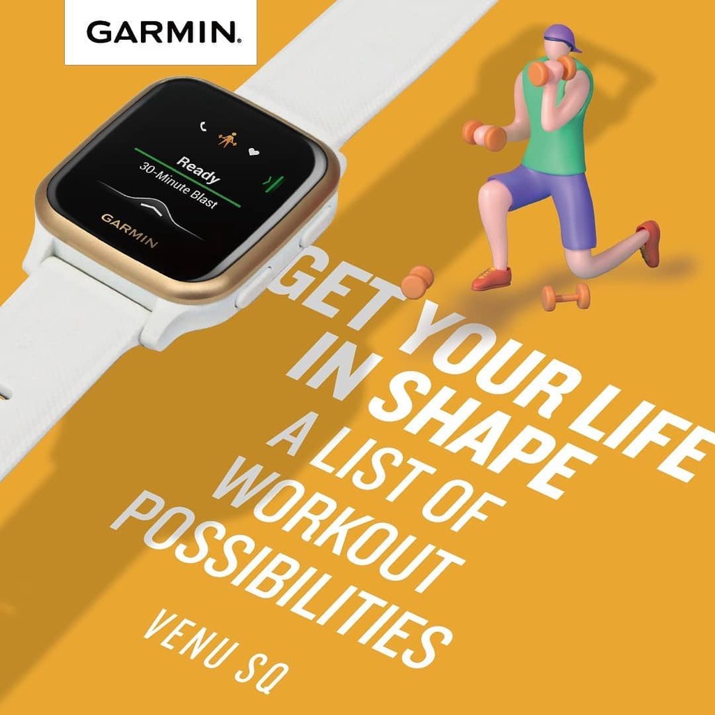 Smart Watch | SPort Watch Garmin Venu SQ Music - Garansi Resmi TAM 2 Tahun