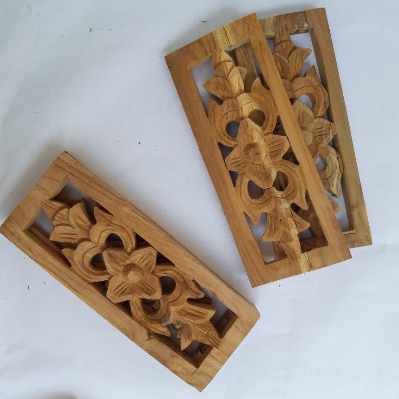 Boven jendela kayu jati || loster kayu jati || angin angin jati