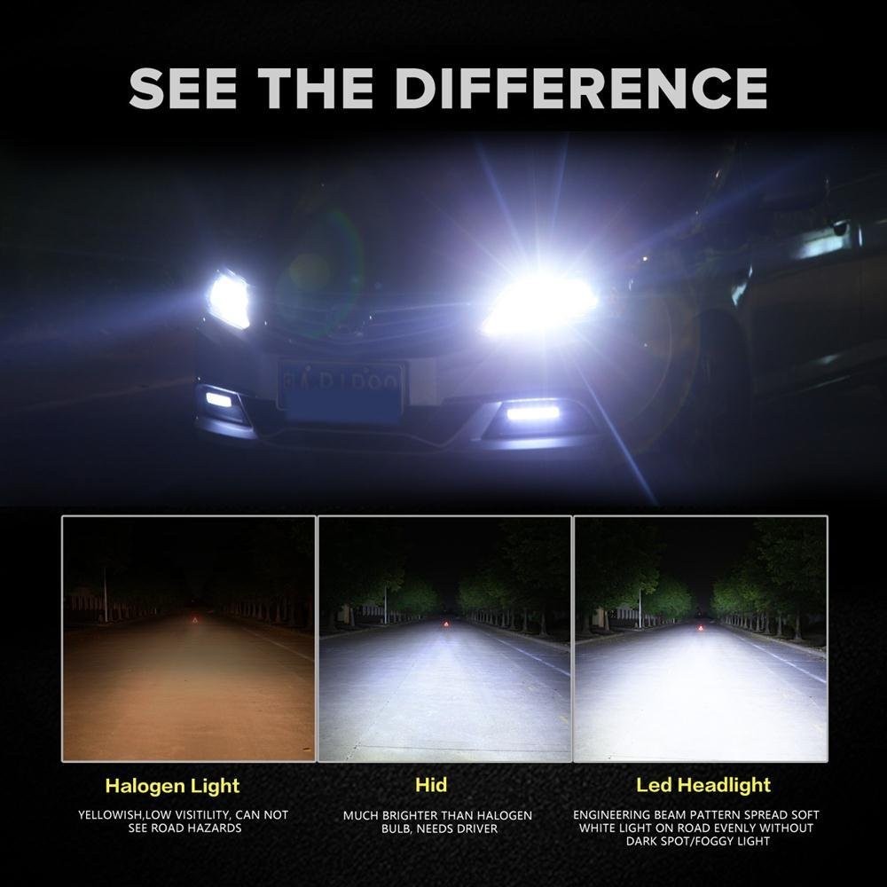 [ORIGINAL 100%] Lampu Mobil HeadLight/FogLamp LED H11 Super Terang - 2Pcs/Sepasang