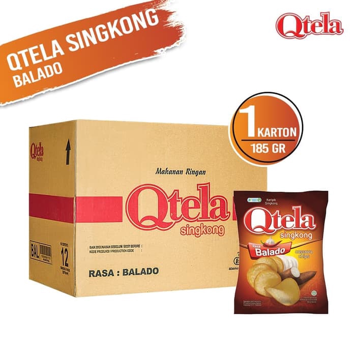 

Qtela Singkong Balado 185 Gr - 12 Pcs [1 Carton]