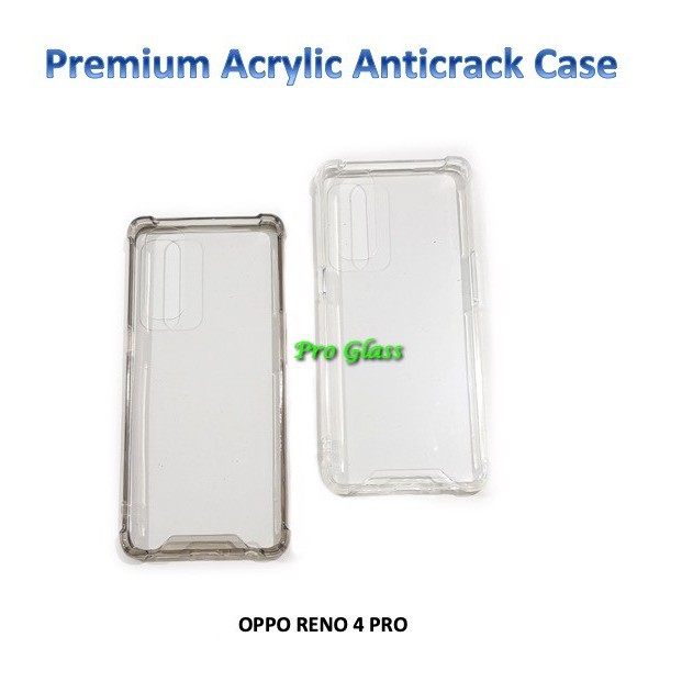 OPPO RENO 4 / 4 PRO Anticrack / Anti Crack / ACRYLIC Case Silicone Premium