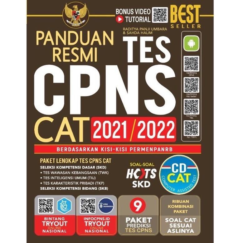 Buku Panduan Resmi Tes CPNS CAT 2021/2022 + CD - Raditya Panji Umbara (ART. V844)