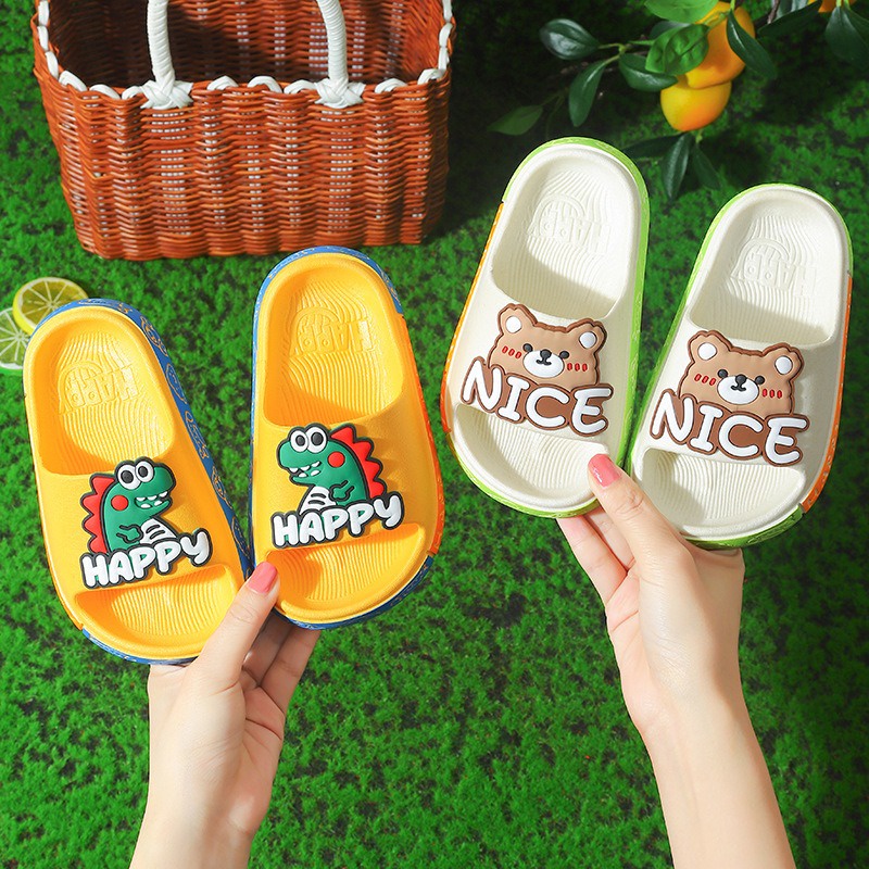 Sandal Slop Anak Perempuan Laki-Laki Motif Lucu