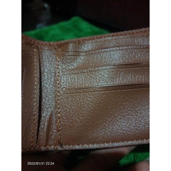 Dompet Pria Leather Case 1kg Muat 20pcs Banyak Slot Kartu Fashion cowok Harga grosir