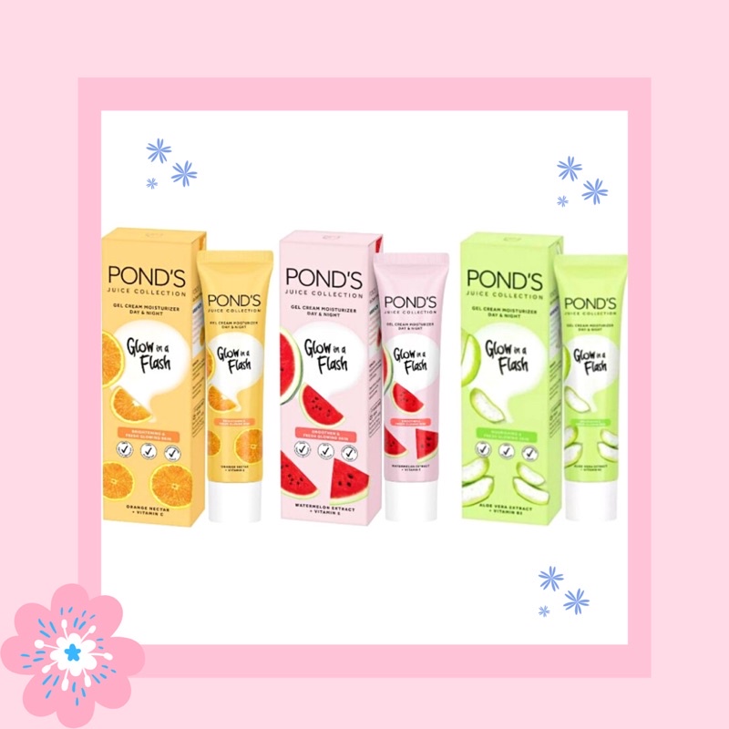[BPOM] Ponds Juice Collection Moisturizer 20g - Pelembab Wajah Vit E, Vit B3, Vit C / Krim Wajah Pri