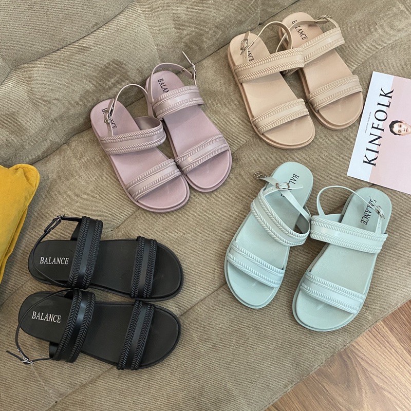 Sandal Jelly Wanita Import Tali Zara 6688 Shopee Indonesia