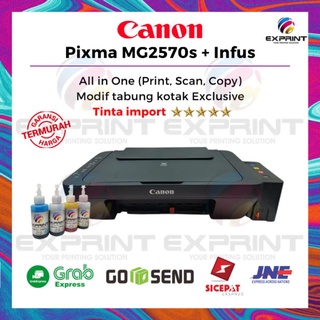 Printer Canon Pixma MG2570s All In One+infus Tabung Box