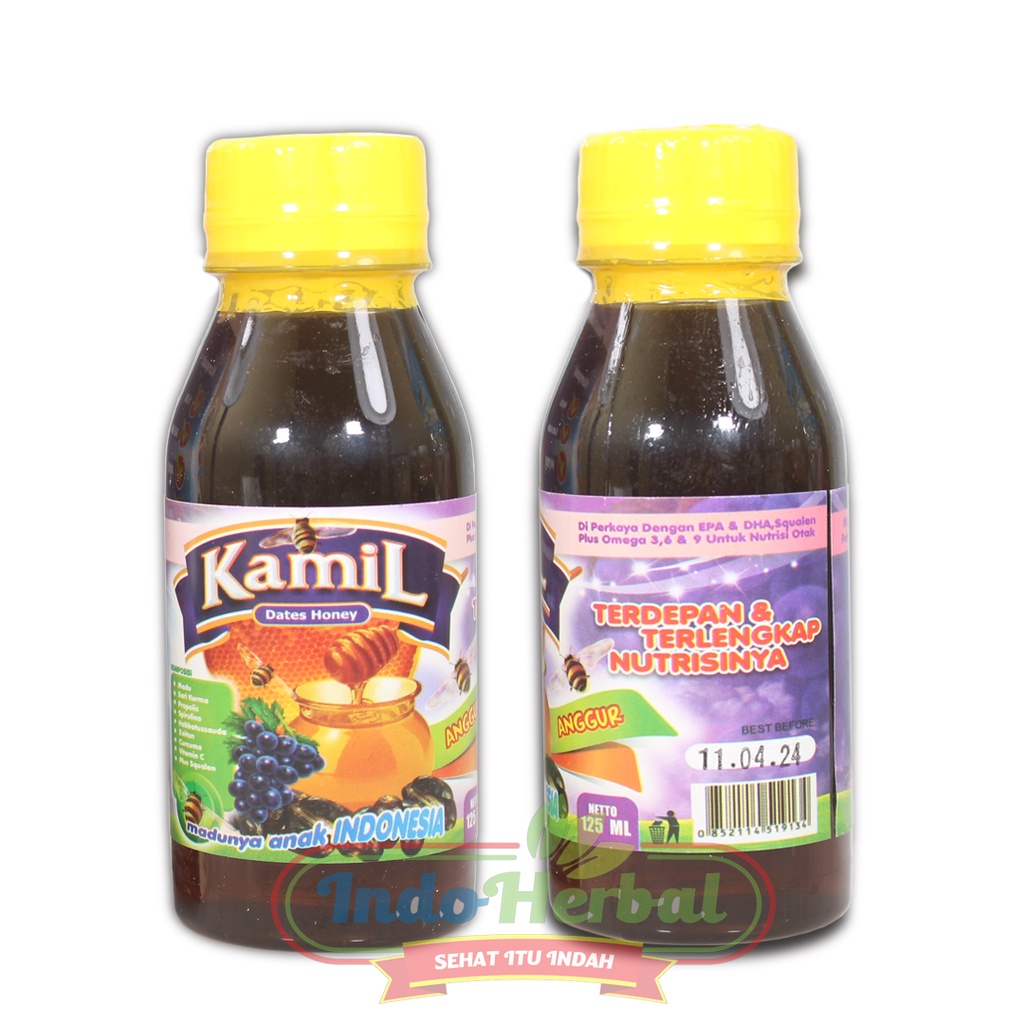 Madu Anak KAMIL Rasa Anggur 125ml - Madu Nafsu Makan