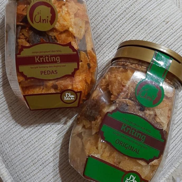 

KERIPIK KRITING SI UNI (KRIPIK KENTANG DAGING GARING) - ORIGINAL