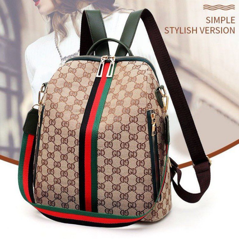 TASHAPPY LT1811 tas ransel motif wanita import model korea supplier tas import