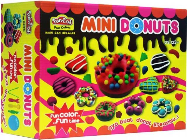 Fun doh Fun Doh Mini Donuts Mainan Lilin Anak Y1