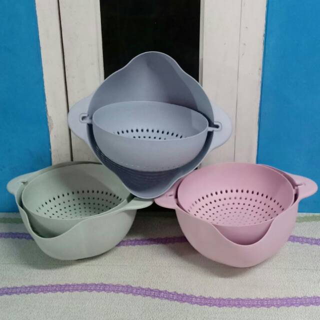 Wadah pencuci buah/sayur anti tumpah