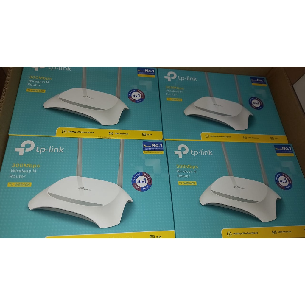 Paket 20 Unit TPLINK TL-WR840N 300 Mbps Multi-Mode Wi-Fi Router