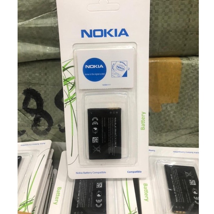 Baterai Nokia Ori 99% Baju Hitam Packing Panjang