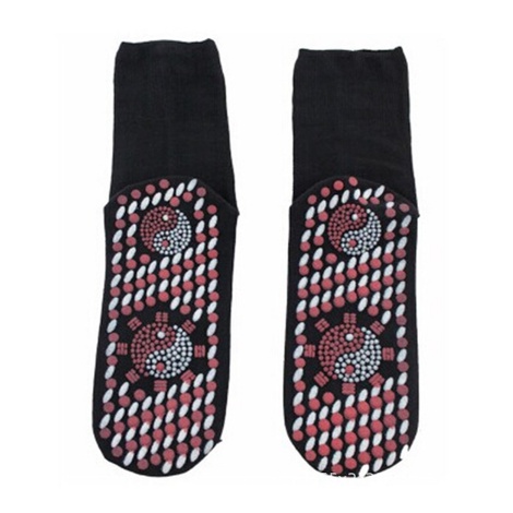 Kaos Kaki Magnet Terapi Pemanas Penghangat Telapak Kaki Tourmaline Magnetic Socks Kaos Kaki Magnetik ori