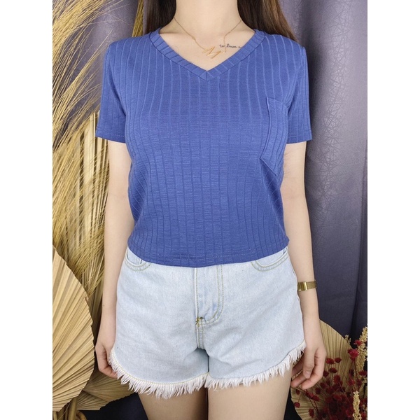 Croptop Knit Pocket / Croptop Pocket / Croptop Knit