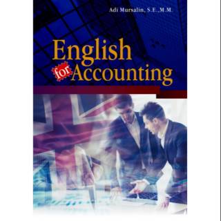 Buku English For Accounting - Adi Mursalin - BUKU ASLI