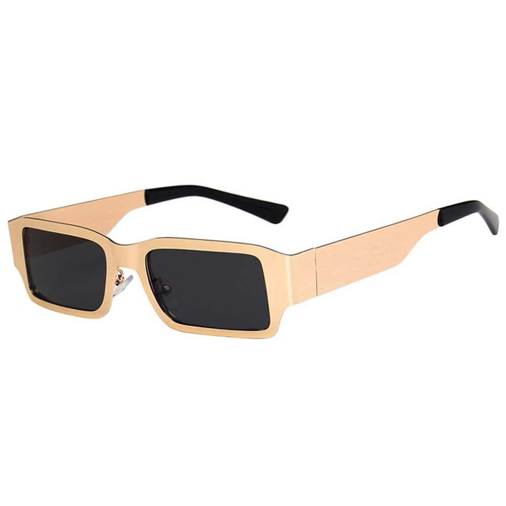 Mxbeauty Kacamata Persegi Panjang Merek Mewah Eropa Dan Amerika Hitam Klasik Bingkai Persegi Panjang Kacamata Matahari Gaya Korea Sunglasses