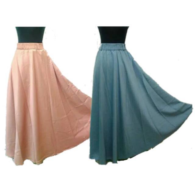 Maxi Umbrella / Rok Payung Satin Velvet