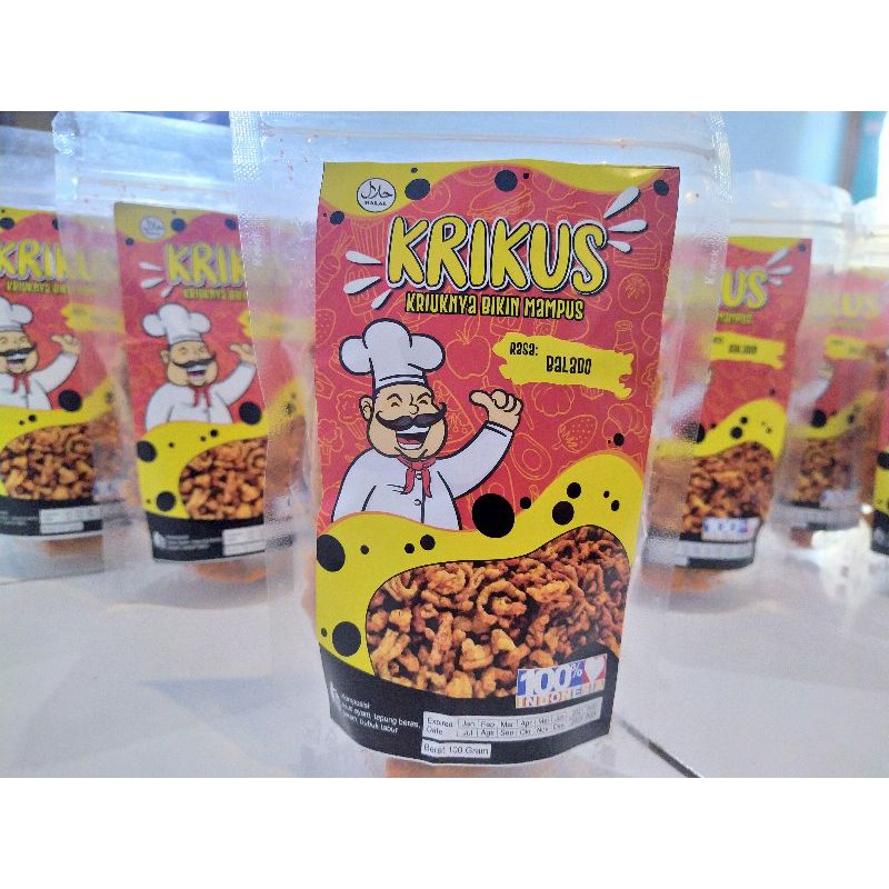 

Kripik Usus Krikus Balado 100 gram