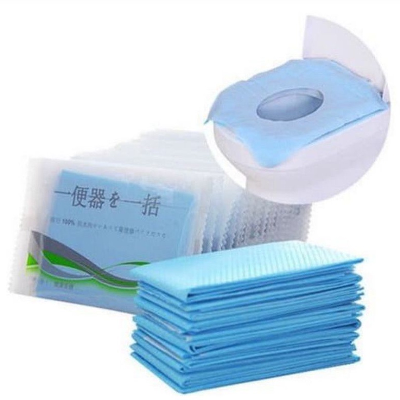 tisu toilet alas duduk cover/tisu tatakan toilet WC plastik