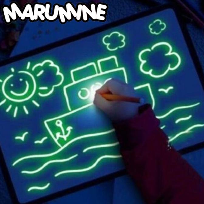 

langsung order saja] Papan Tulis Pena Senter Ajaib Untuk Belajar Menggambar & Menulis Anak