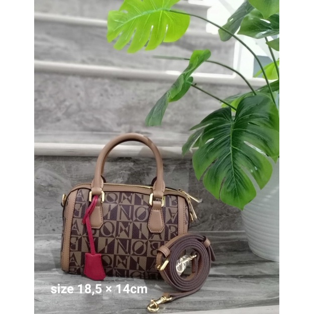 NEW TAS BONIA SPEEDY MONOGRAM ORIGINAL 100%