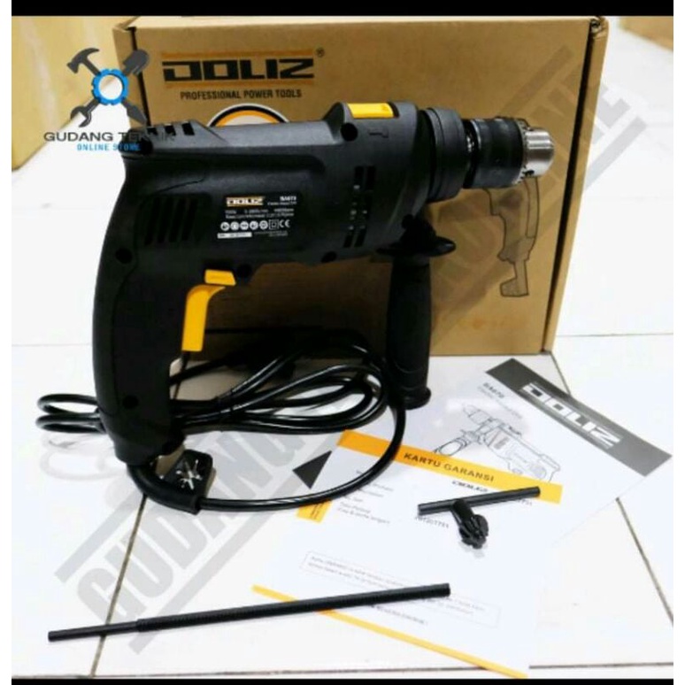 Doliz BA670 / Mesin Bor Tangan Doliz BA670 - Impact Drill 13mm Doliz BA670 Bor Bolak Balik murah