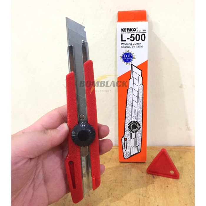 

kertas-pemotong- cutter kenko besar l-500 pisau kater cuter cater karter tajam murah -pemotong-