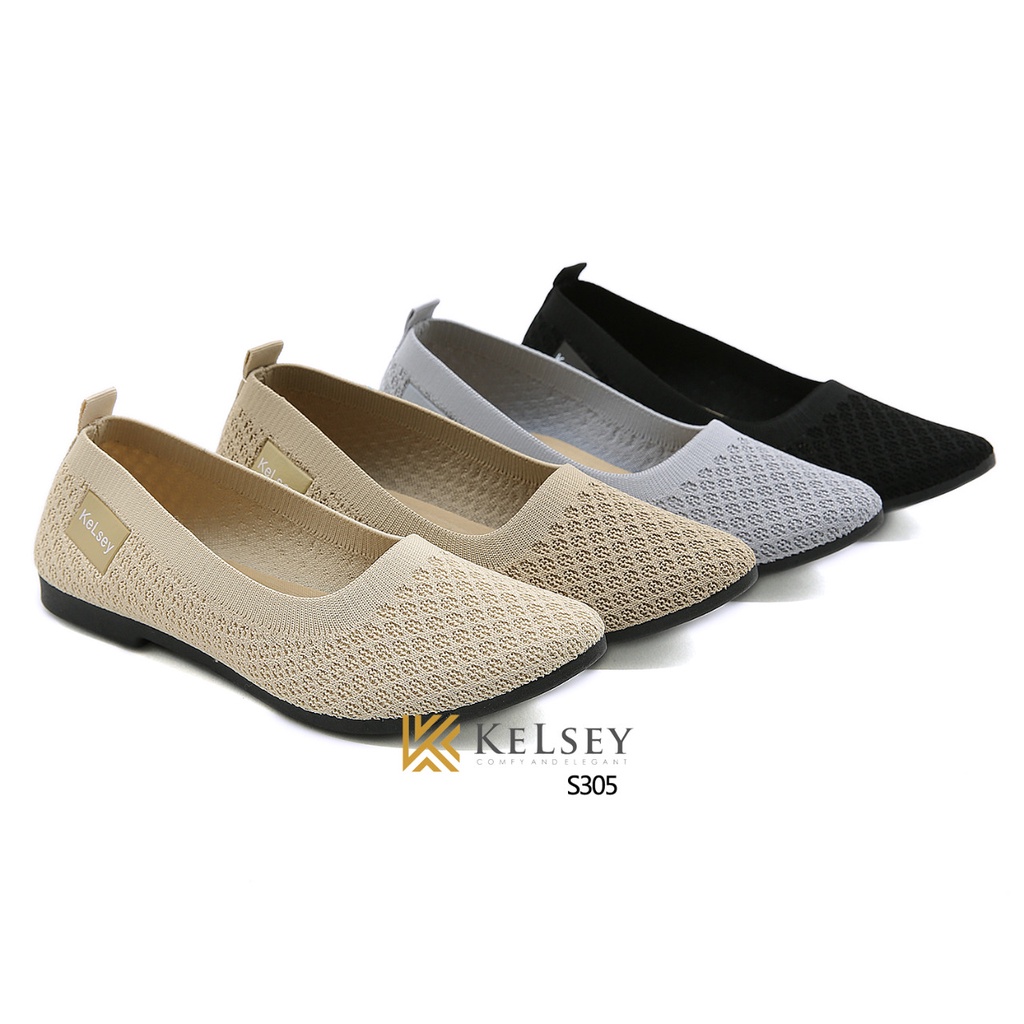 Nicole Sepatu Slip On Wanita / Sepatu Flat Wanita Original S305