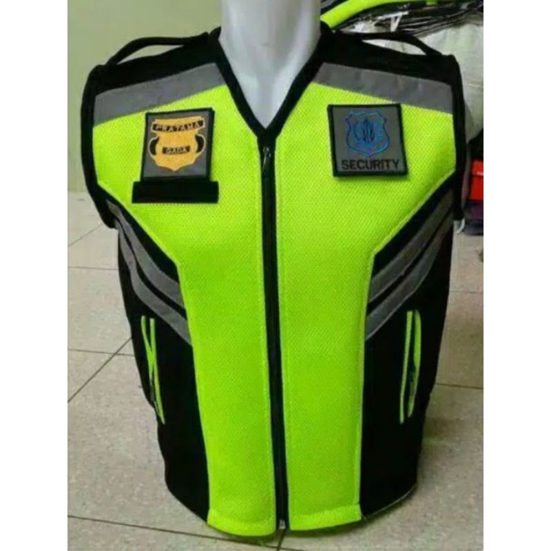 rompi security tebal(double mesh)