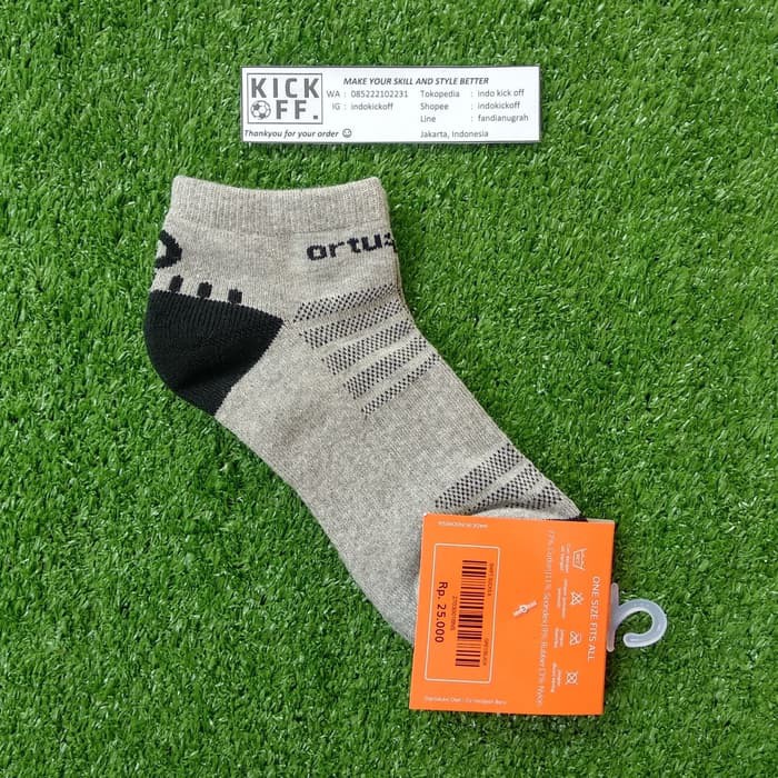 KAOS KAKI SEKOLAH/ KAOS KAKI OLAHRAGA ORTUSEIGHT SWIFT SOCKS A - GREY