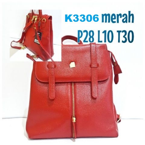 Tas Papillon Original K3306 Merah