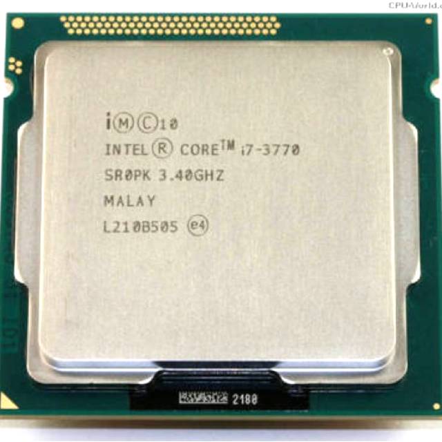 Processor intel i7 3770 tanpa fan