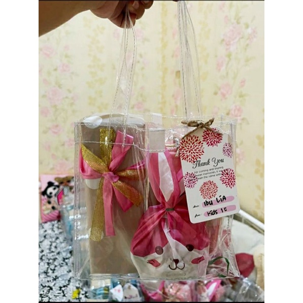 

Tas shoping / tas jnjing mika / tas transparan 20*10*20 0,20