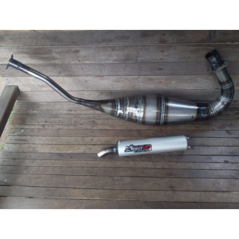 Knalpot Abrt20 Plat Karat Type Cobra Ninja R RR SS