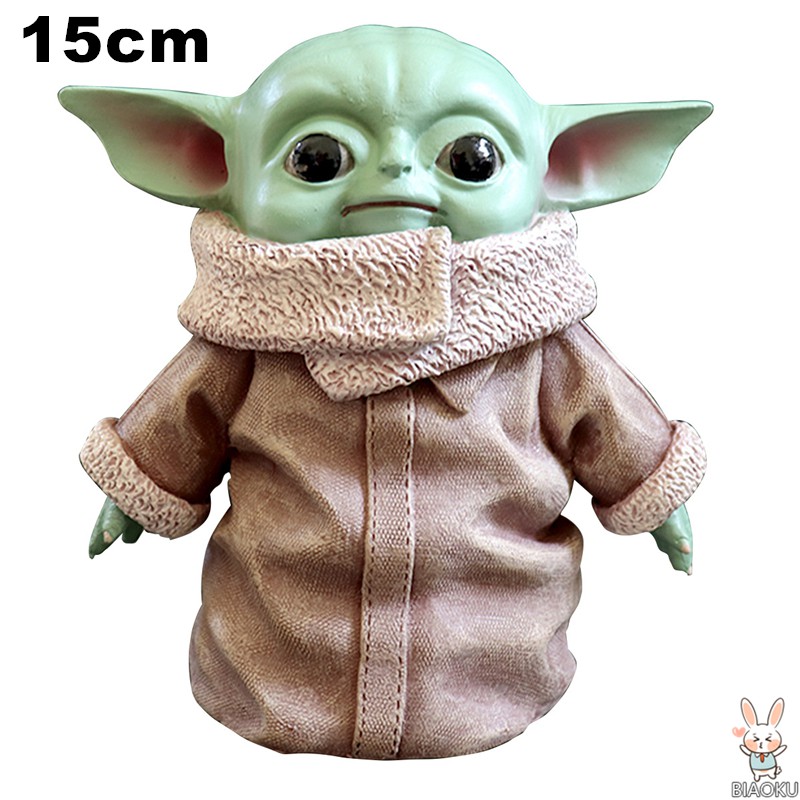 Hot Sale Star Wars Mandalorian Baby Yoda With Light The Child Animatronic Edition Figure Toys An Alien Kid Shopee Indonesia