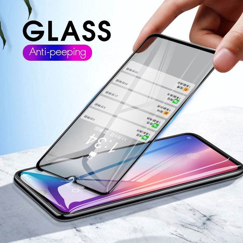 Infinix Note 7 Lite / Note 8 / Note 10 / Note 10 Pro / Hot 9 / Hot 9 Play / Hot 10 / Hot 10S / Hot 10 Play Anti SPY FULL LAYAR Tempered Glass Privacy Full Lem ANTI INTIP