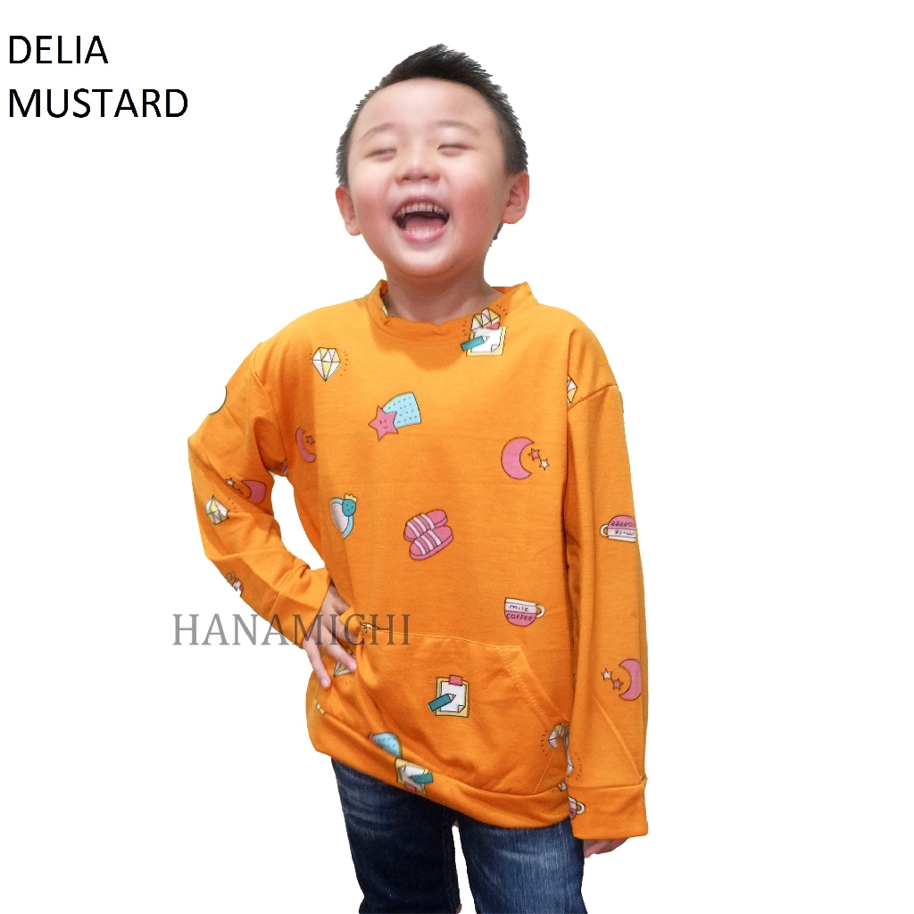 Hanamichi DELIA Sweater Anak Lengan Panjang