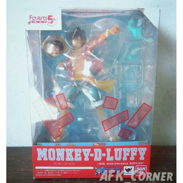Figuarts Zero FZO Monkey D Luffy ORI Bandai PVC Figure One Piece 5th Anniversary