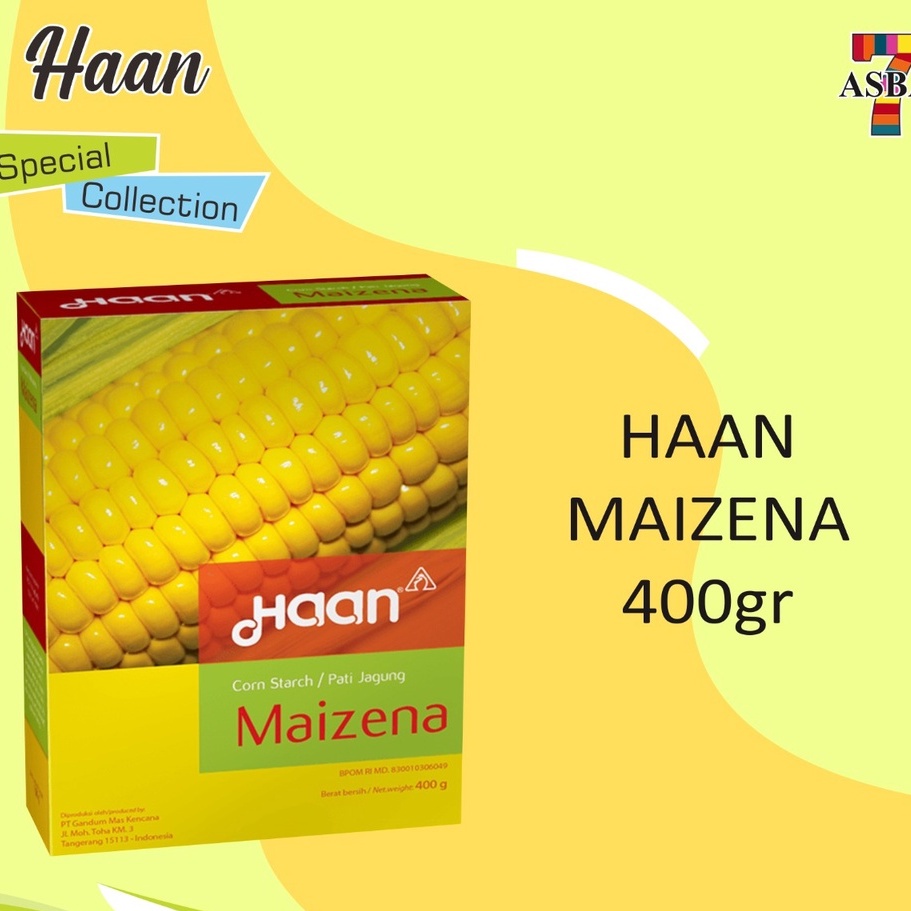 

Haan Maizena/Corn Starch Pati Jagung 400gr