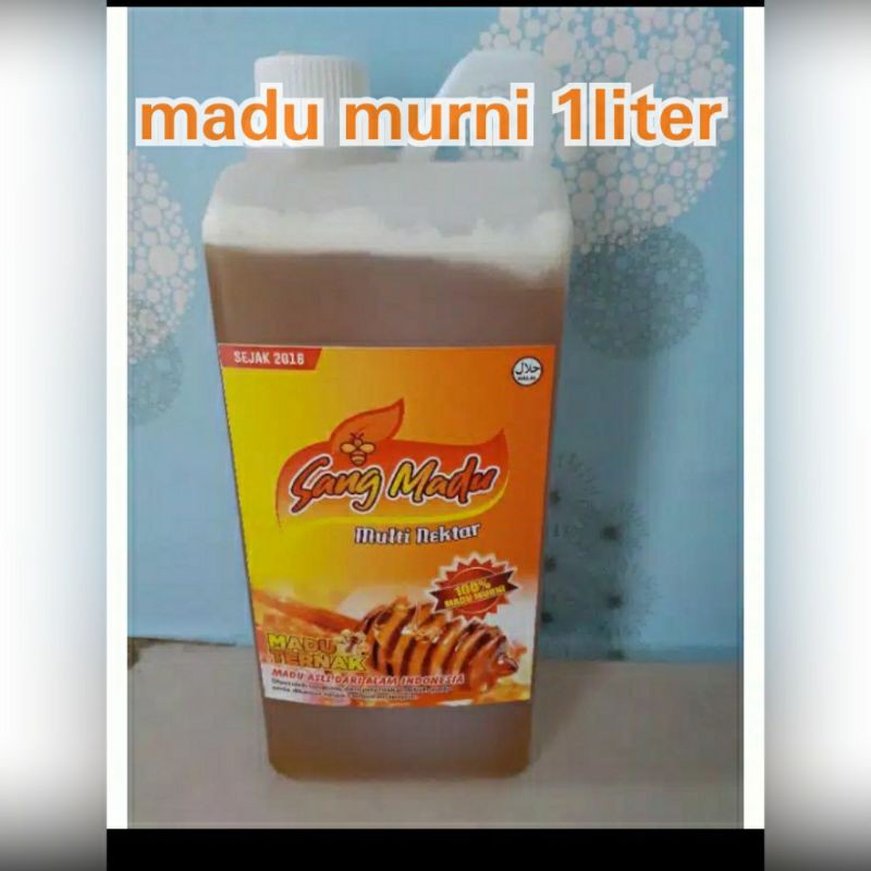 

PO madu murni madu ternak multi nektar sang madu 1liter