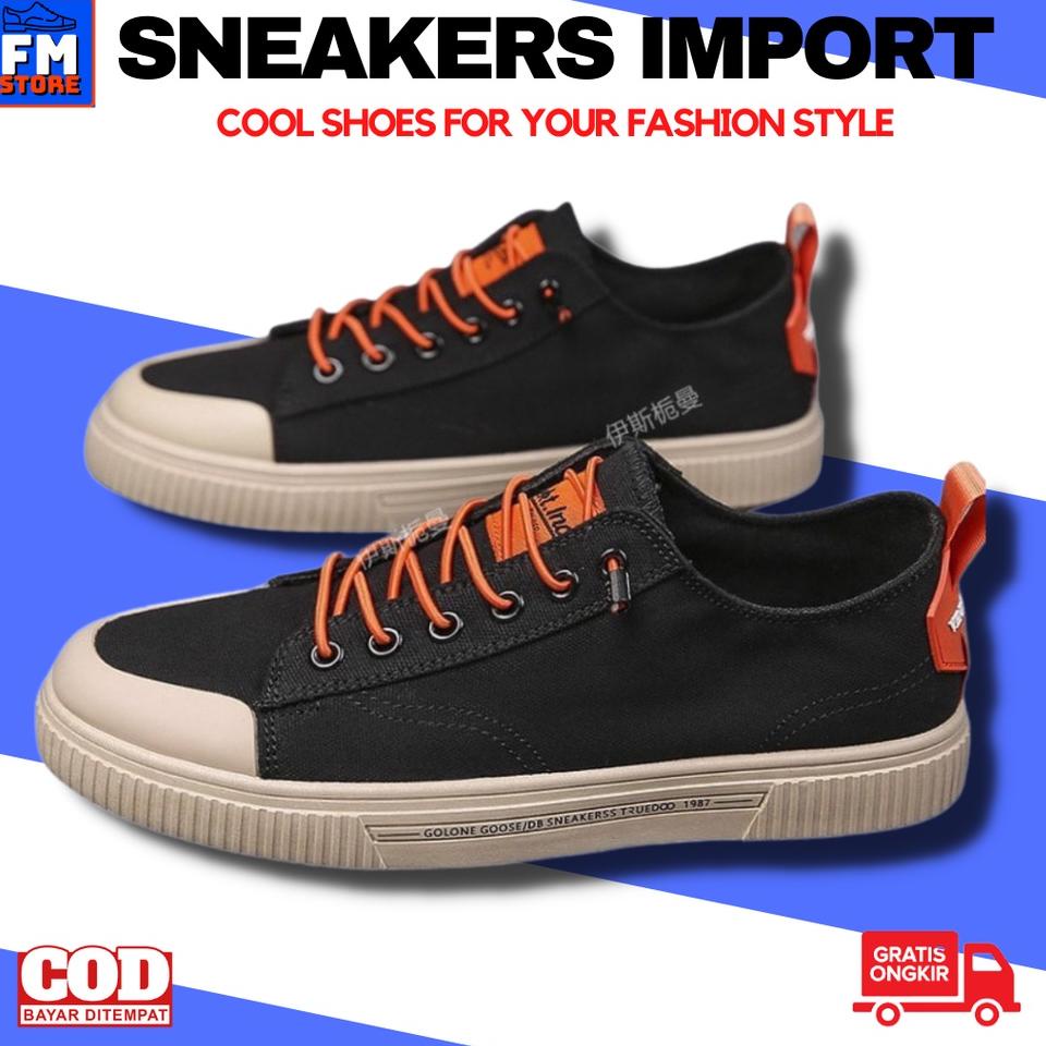 {WNJ.31My22ˣ} Sepatu Cowok Hitam Sepatu Cowok ImportOriginal Sepatu Cowok Dewasa Import Sepatu Laki 