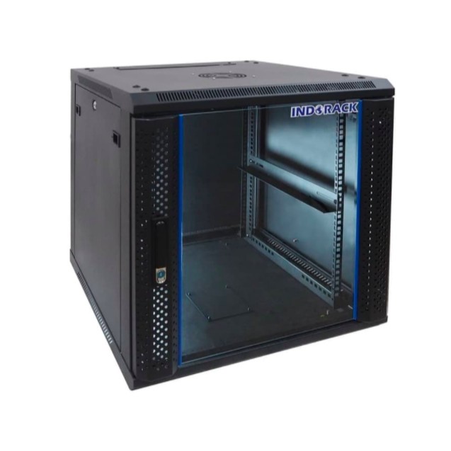 WIR5512S - 12U Wallmount Rack Depth 550mm Single Door 19&quot; - INDORACK