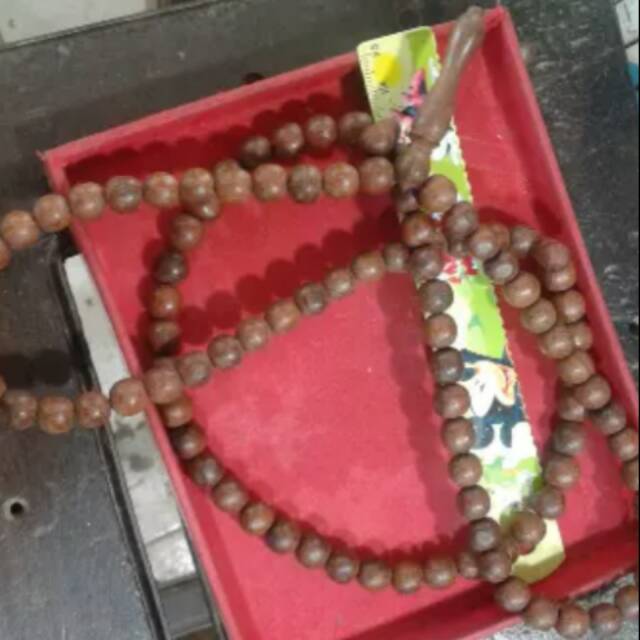 Tasbih kayu ulin manang 99 timbul di air