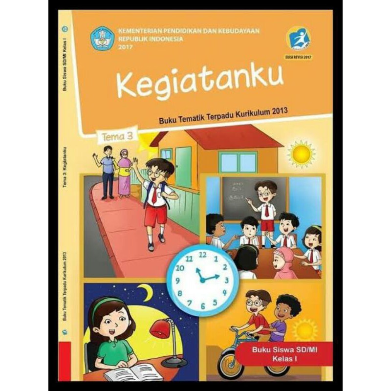 Jual Buku Tematik Sd Mi Kelas 1 Tema 3 Kegiatanku Shopee Indonesia