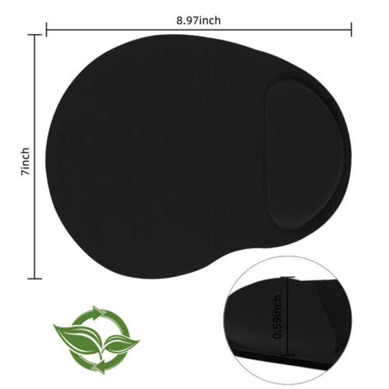 Mouse Pad Ergonomis Nyaman Anti Slip Dengan Bantalan Pergelangan Tangan Untuk Komputer / Laptop